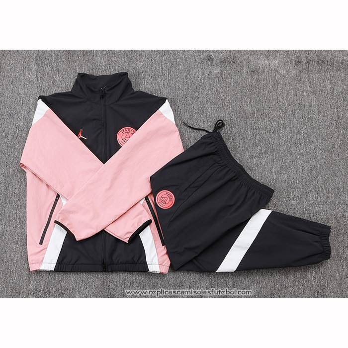 Chandal de Corta-vento do
 Paris Saint-Germain 2025-2026 Preto
 Rosa